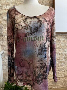 One World Sheer Top Size XL